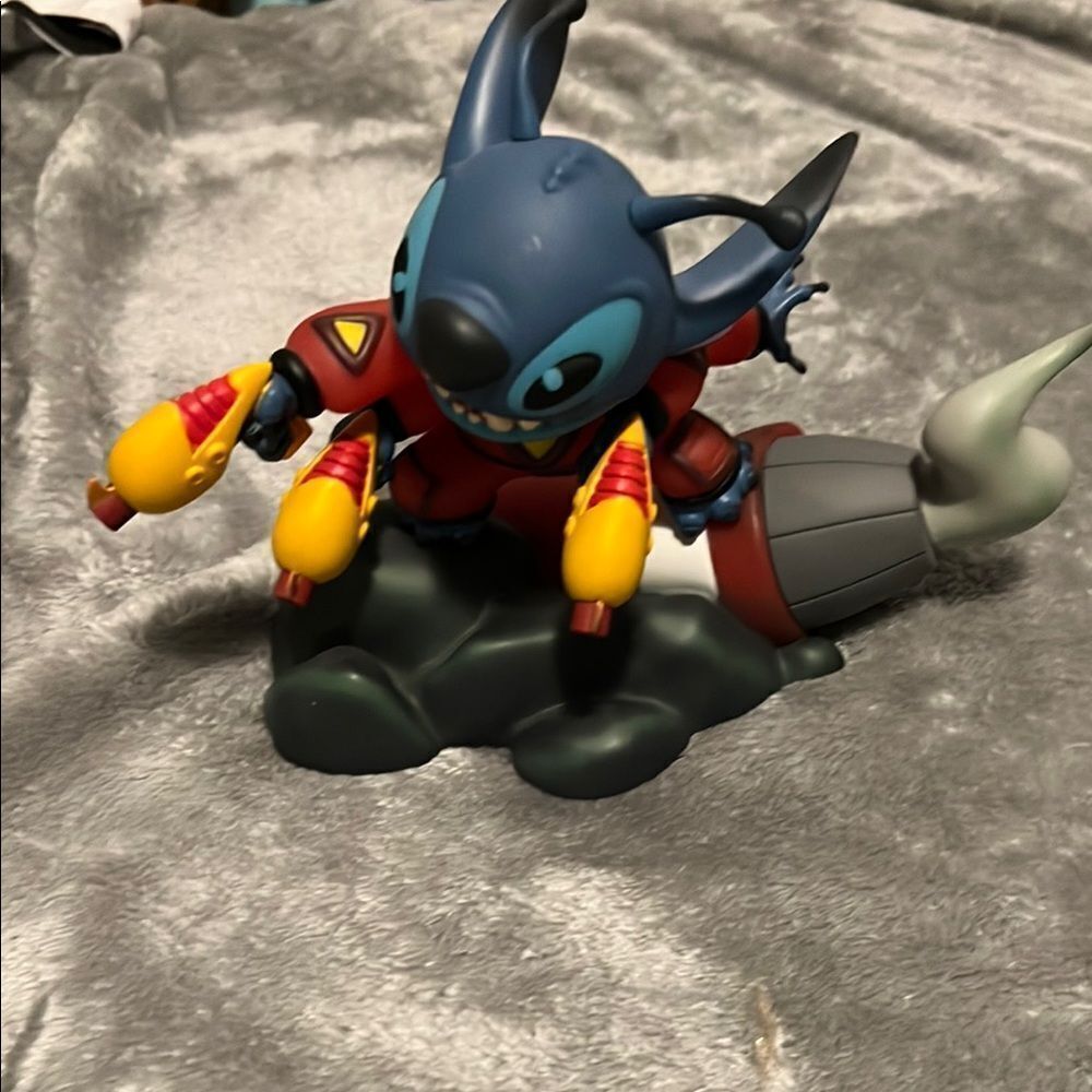 Stitch Rocket Toy - Blue and Yellow